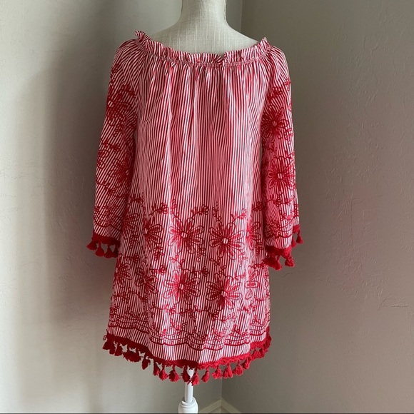 Velzera Embroidered with Fringe Dress Size:‎ M - Picture 10 of 10